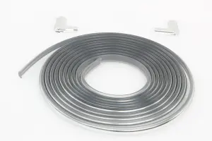 Chrome Rear Window Gasket Lock Strip w/ Corner Joints - 73-91 Chevy GMC C/K Truck - Image 2 of 2