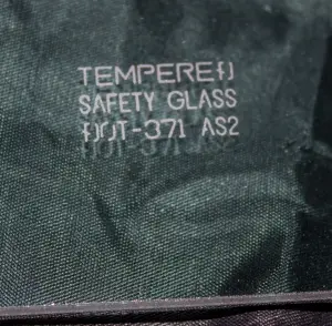 Back Glass - Green Tint - 70-74 Camaro Firebird - Image 2 of 2