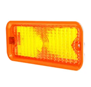 Park Lamp Lens - Amber - with trim - RH - 73-74 Chevy GMC C/K Pickup Truck Blazer Jimmy Suburban (diffused) - Image 2 of 3