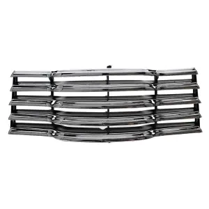 Grille Assembly - Chrome with Black Paintable Bars - 47-53 Chevy Pickup Truck Suburban - Image 1 of 4