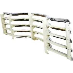 Grille Assembly - Chrome with Ivory Bars - 47-53 Chevy Pickup Truck Suburban - Image 4 of 5