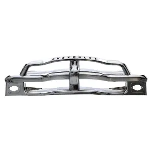 Grille Assembly - Chrome with Black Lettering - 54-55 Chevy Pickup Truck Suburban - Image 1 of 4
