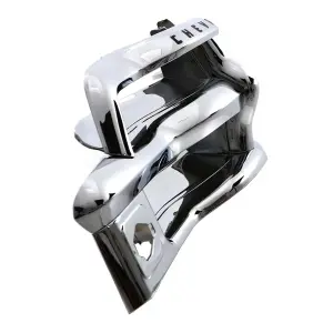 Grille Assembly - Chrome with Black Lettering - 54-55 Chevy Pickup Truck Suburban - Image 4 of 4