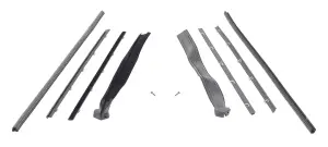 Window Channel Kit - 8 pcs - 69-72 Chevy GMC C/K Blazer Jimmy - Image 1 of 3
