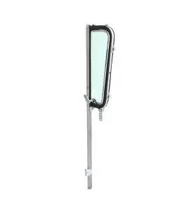 Vent Window Assembly - LH - Green Tint Glass - Chrome Frame - 60-63 Chevy GMC C/K Pickup Truck Suburban - Image 2 of 3