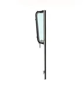 Vent Window Assembly - RH - Green Tint Glass - Chrome Frame - 60-63 Chevy GMC C/K Pickup Truck Suburban - Image 2 of 3