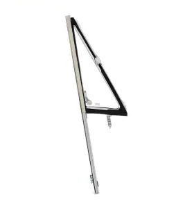 Vent Window Assembly - RH - Clear Glass - Chrome Frame - 68-72 Chevy GMC C/K Pickup Truck Blazer Jimmy Suburban - Image 3 of 3