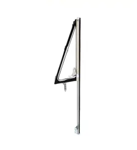 Vent Window Assembly - RH - Clear Glass - Chrome Frame - 68-72 Chevy GMC C/K Pickup Truck Blazer Jimmy Suburban - Image 2 of 3