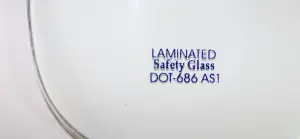 Back Glass Window - Clear - 55-59 Chevy GMC Pickup w Large Back Glass - Image 3 of 3