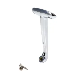 Inside Rear View Mirror Bracket - Chrome - 54-55 Chevy GMC Pickup Truck Suburban - Image 1 of 3