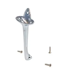 Inside Rear View Mirror Bracket - Chrome - 55-59 Chevy GMC Pickup Truck Suburban - Image 3 of 3
