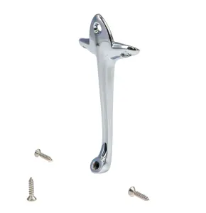 Inside Rear View Mirror Bracket - Chrome - 55-59 Chevy GMC Pickup Truck Suburban - Image 1 of 3