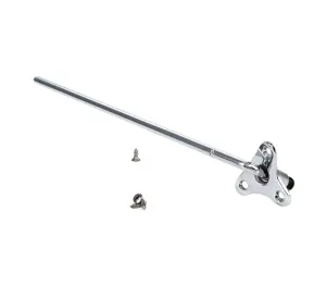Sunvisor Bracket - Chrome - LH - 54-55 Chevy GMC Pickup Truck Suburban (with screws) - Image 1 of 3