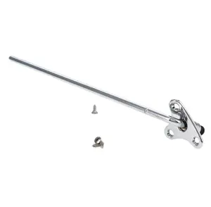 Sunvisor Bracket - Chrome - RH - 54-55 Chevy GMC Pickup Truck Suburban (with screws) - Image 1 of 3