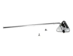 Sunvisor Bracket - Chrome - LH - 55-59 Chevy GMC Pickup Truck Suburban (with screws) - Image 3 of 3