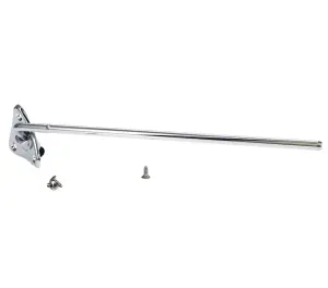 Sunvisor Bracket - Chrome - LH - 55-59 Chevy GMC Pickup Truck Suburban (with screws) - Image 2 of 3