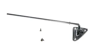 Sunvisor Bracket - Chrome - LH - 60-66 Chevy GMC C/K Pickup Truck Suburban (with screws) - Image 1 of 3