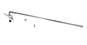 Sunvisor Bracket - Chrome - RH - 60-66 Chevy GMC C/K Pickup Truck Suburban (with screws) - Image 3 of 3
