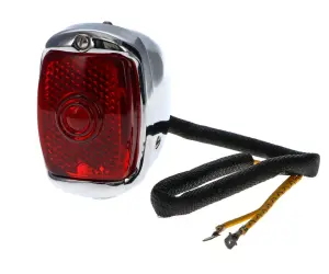 1945 Chevy Fullsize Truck Tail Lamp Assembly - LH - Chrome - 40-53 Chevy GMC Pickup Truck