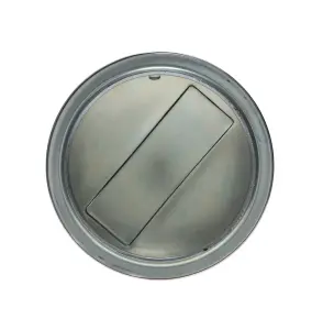 Hub Cap Set - Stainless w/ Red GMC - 4pcs - 47-53 GMC Pickup Suburban - Image 3 of 4
