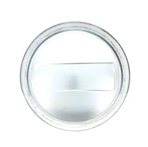 Hub Cap Set - Stainless w/ White GMC - 4pcs - 54-55 GMC Pickup Suburban - Image 4 of 4