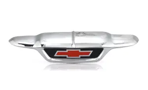 Hood Front Emblem - Red Bowtie - 55 Chevy Pickup Truck Suburban - Image 1 of 3
