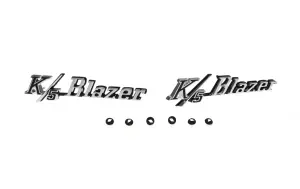 Fender Emblems - Pair - K5 Blazer - 69-72 Chevy Blazer - Image 1 of 3