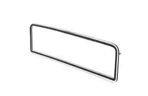 Glove Box Door Trim - Chrome/Black - 73-79 Ford Truck; 78-79 Bronco - Image 2 of 3