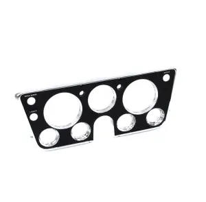 Dash Bezel - Chrome/Black - w/Choke - 67-68 Chevy GMC C/K Pickup Truck Blazer Jimmy Suburban - Image 1 of 3