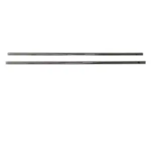 Front Door Panel Carpet Trim - Polished - Pair - 77-91 Chevy GMC C/K Pickup Truck Blazer Jimmy Suburban - Image 1 of 4