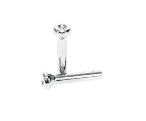 Door Lock Knob - Chrome - 67-91 Chevy GMC CK Truck Blazer Jimmy Suburban; 70-90 GM Cars - Image 2 of 3