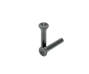 1973 Chevy Chevelle Door Lock Knob - Taper Top - Black - 67-91 Chevy GMC C/K Truck Blazer Jimmy Suburban