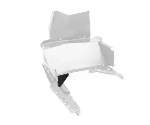 Torque Box Lower To Crossmember Support Gusset Plate - RH - 68-71 Fairlane Torino - Image 2 of 4