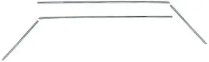 Drip Rail Molding Set - 4 pcs - 62-65 Chevy II Nova Hardtop - Image 2 of 3