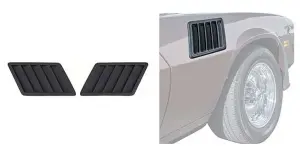 Fender Air Extractors - Pair - 78-79 Camaro Z28 - Image 2 of 2