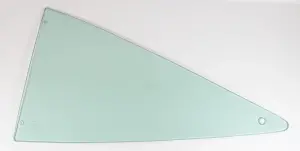 Quarter Glass - Green Tint - LH - 68-70 Plymouth B-Body 2-Door Sedan (Post) - Image 1 of 3