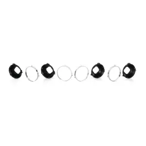 1970 Chevy Corvette Headlamp Mounting and Retaining Ring Set - 8 pcs - 67-69 Firebird 70 Chevelle El Camino and more
