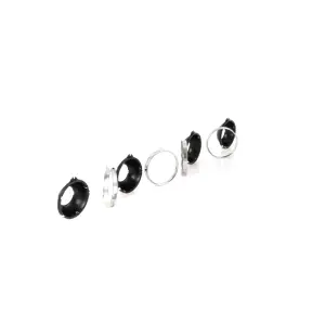 Headlamp Mounting Bucket and Retainer Ring Set - 8 pcs - Chevelle El Camino Truck Suburban - Image 5 of 6