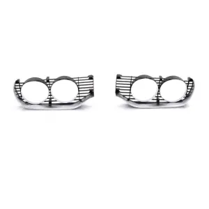 Headlamp Bezels - Pair - 71 Satellite Road Runner GTX 2 Door - Image 1 of 4
