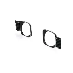 Headlamp Bezels - Black - Pair - 68 Chevy II Nova SS - Image 2 of 5