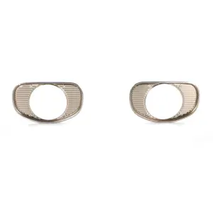 Headlamp Bezels - Chrome - Pair - 62 Chevy CK Pickup Truck  Suburban - Image 3 of 4