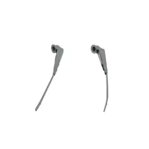 Wiper Arms - Silver Pair - Convertible - 62-67 Chevy II Nova Coupe 67-69 Camaro Firebird - Image 4 of 4