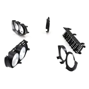 Upper Grille Set - 5pcs - 71-72 Satellite Sebring Plus Road Runner GTX 2-door - Image 2 of 4