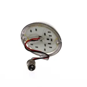 Park Lamp Lens - Clear - 39 Amber LED - 55-57 Chevy Truck Suburban 58-59 GMC Truck Suburban - Image 3 of 4