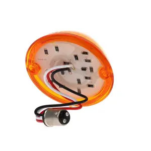 Park Lamp Lens - Amber - 39 Amber LED - 55-57 Chevy Truck Suburban 58-59 GMC Truck Suburban - Image 3 of 4