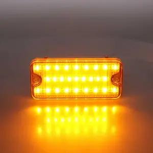 Park Lamp Lens - Amber - 27 Amber LED - 67-68 Chevy CK Truck Suburban - Image 2 of 4