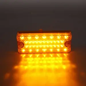 Park Lamp Lens - Amber - 36 Amber LED - LH - 69-70 Chevy CK Truck Blazer Suburban - Image 2 of 4