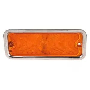 Park Lamp Lens - Amber - 17 Amber LED - LH - 73-80 Chevy GMC CK Truck Blazer Jimmy Suburban with Trim - Image 1 of 4