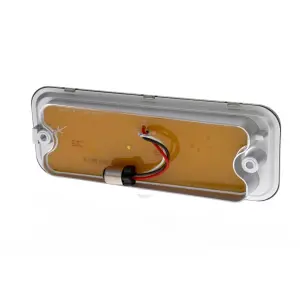 Park Lamp Lens - Clear - 17 Amber LED - With Stainless Trim - RH - 73-80 Chevy GMC CK Truck Blazer Jimmy Suburban - Image 3 of 4