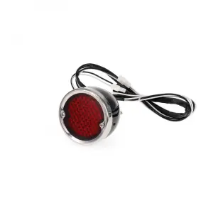 Tail Light Assembly - Red Lens - 29 Red Sequential LED -  Black Housing - 54-59 Chevy GMC Stepside Truck - Image 1 of 4